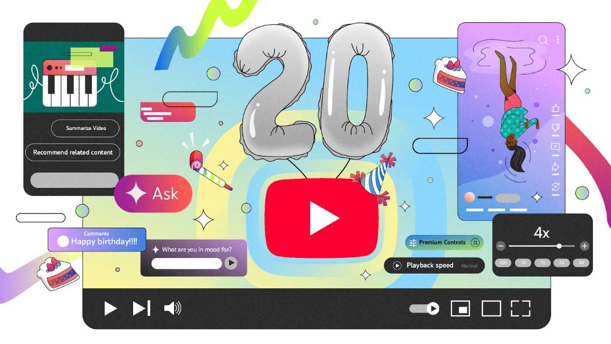 YouTube has many changes to users on the occasion of its 20th anniversary. Photo: Provided by Google Vietnam
