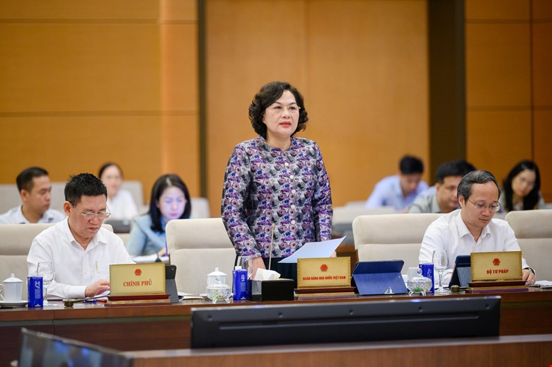 Thong doc NHNN Nguyen Thi Hong. Anh: Quochoi.vn