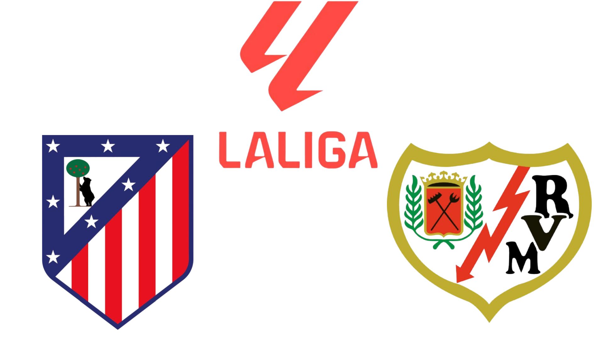 El Atletico de Madrid recibe a Rayo Vallecano en su casa en La Liga. Diseñado por Wan An