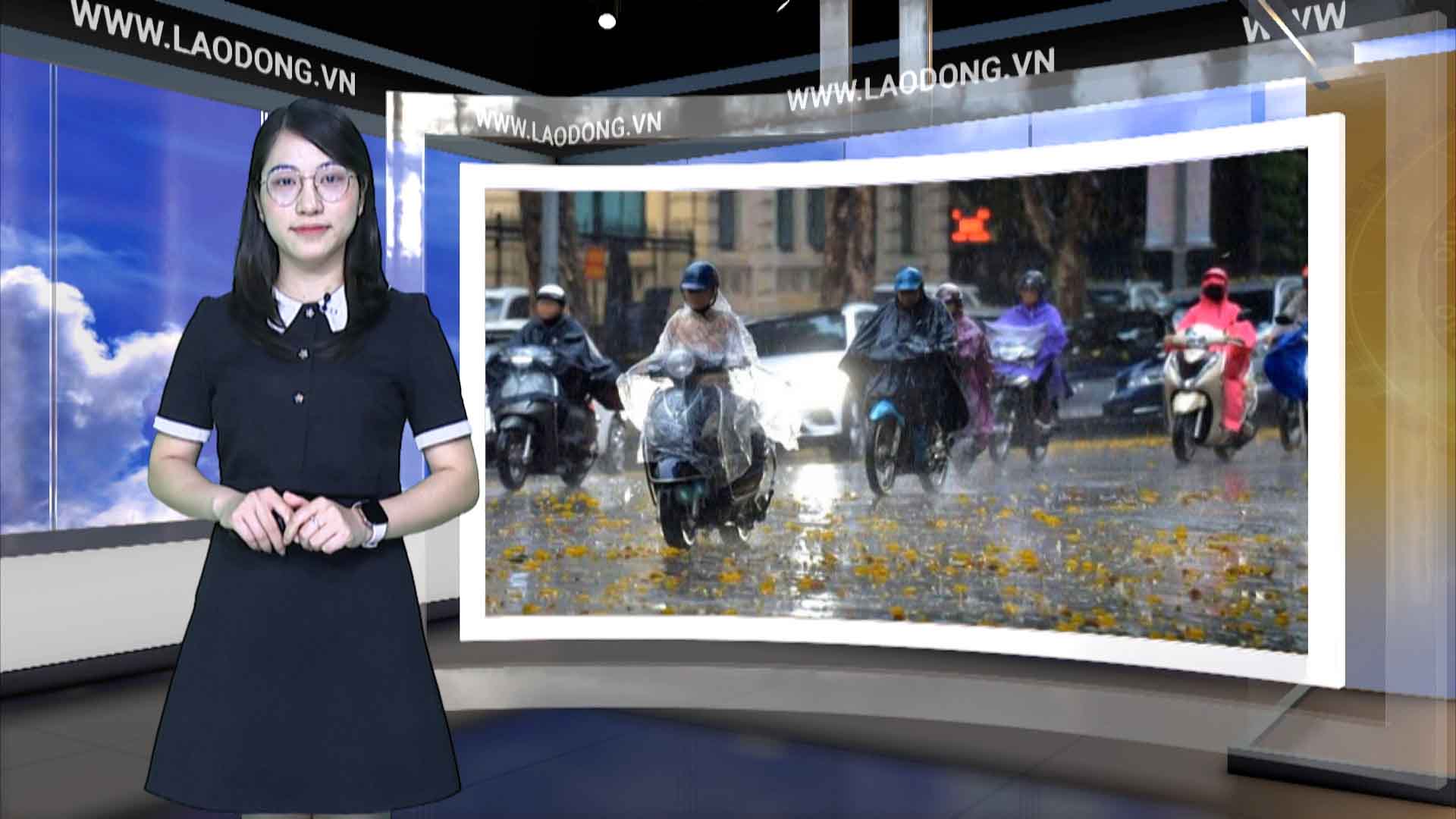 El pronostico del tiempo para esta noche y mañana es de 25.4