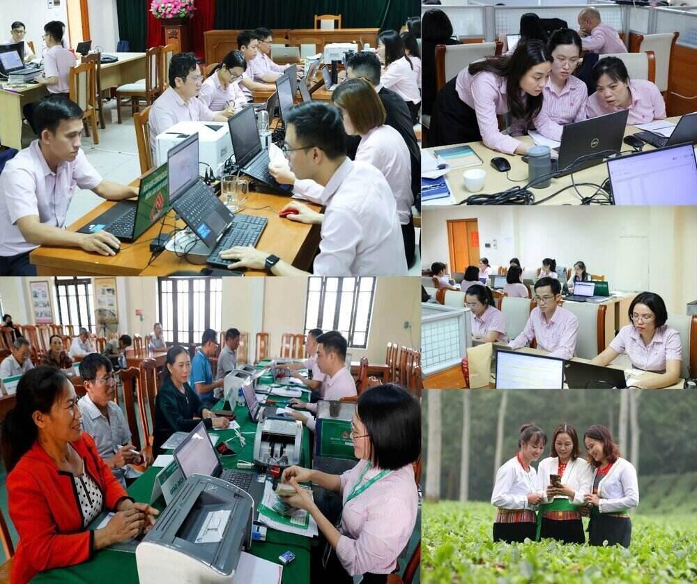 Nghi quyet cua Dang uy NHCSXH TW de ra nhung muc tieu doi moi cach nghi, cach lam, giai phong nang luc de thuc day dot pha trong phat trien khoa hoc, cong nghe, doi moi sang tao va chuyen doi so. Anh: Huu Trung
