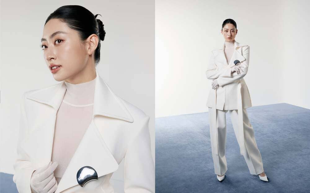 Miss Luong Thuy Linh prefers elegant, feminine style. Photo: Interviewee