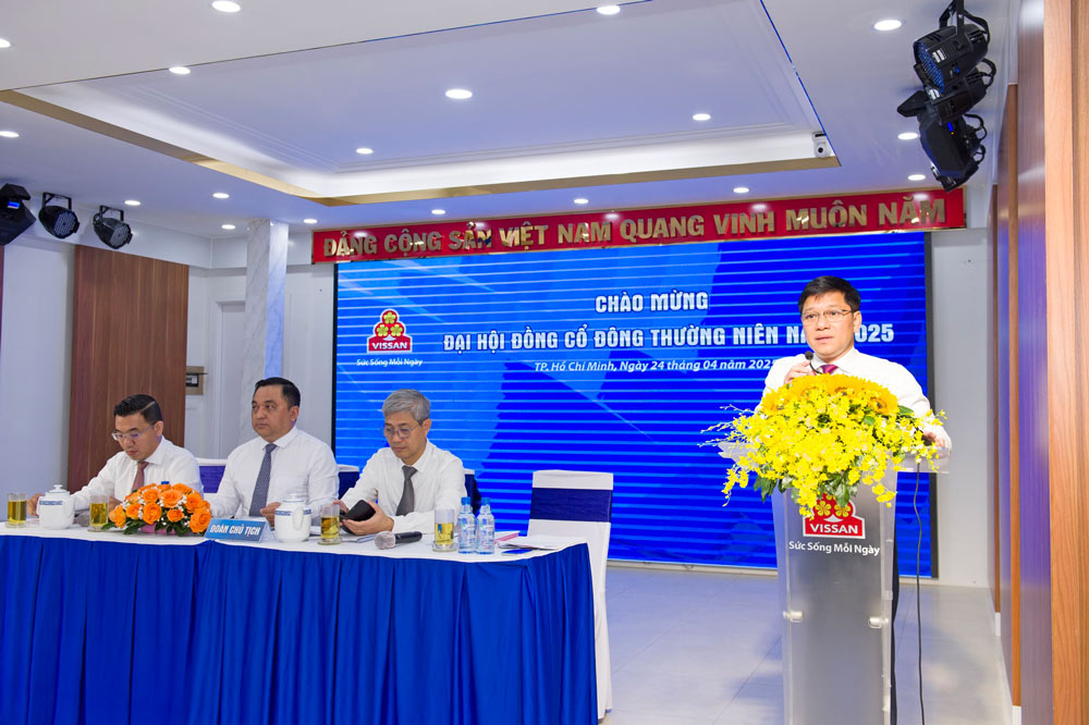 La sociedad anonima de ingenieria de fabricacion de Vietnam (VISSAN) organizo su Asamblea General de Accionistas anual en 2025. Imagen: Compañia de suministro