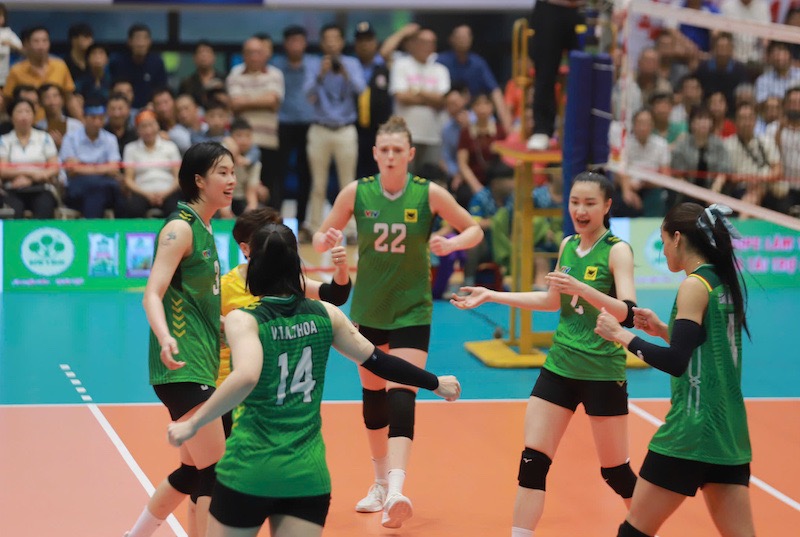 VTV Binh Dien Long An will meet Kaohsiung Taipower in the quarter-finals. Photo: Chi Tran