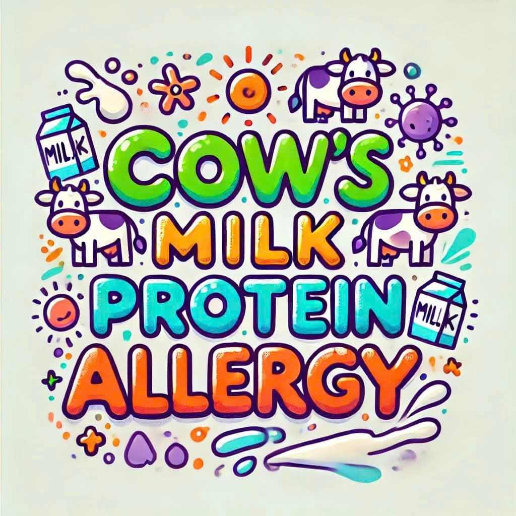 A diferencia de la intolerancia a la lactosa, la alergia a la leche de vaca es cuando el sistema inmunologico reacciona a las proteinas de la leche. Imagen de la fuente: