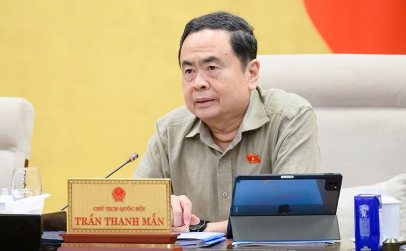 Politburo member and National Assembly Chairman Tran Thanh Man proposed making private enterprises the most important driving force of the economy. Photo: Quochoi.vn