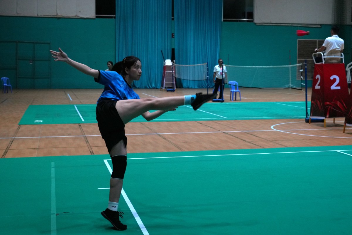 Athletes compete in women's singles football right after the opening ceremony. Photo: Thanh An