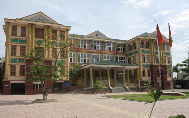 A district-level headquarters in Nghe An. Photo: Hai Dang