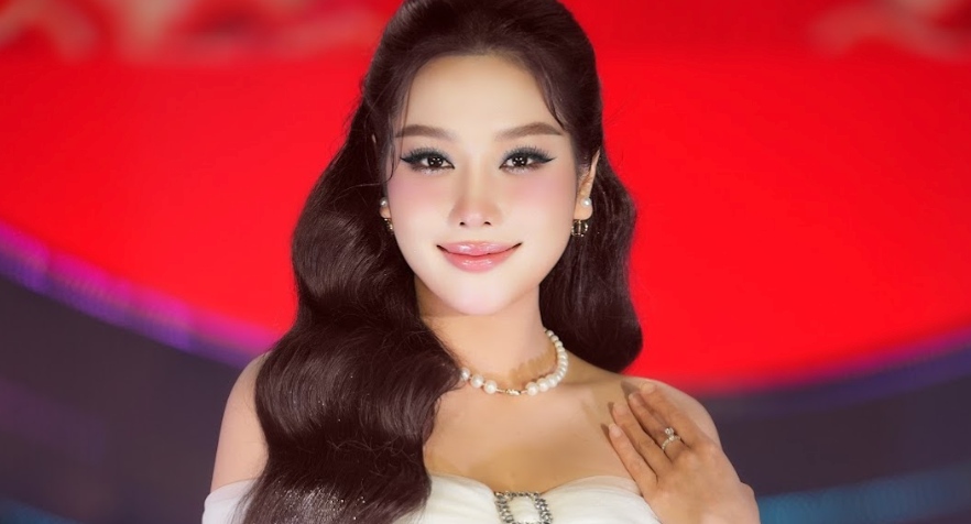 Beauty Thuy Bui competed in Talented appointment Point. Photo: Character provided