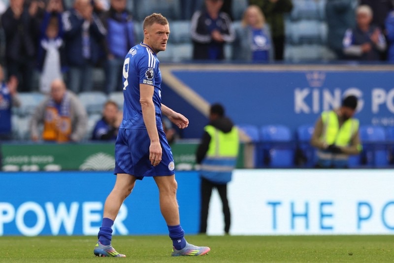 Jamie Vardy es el jugador mas destacado en la historia de Leicester City. Imagen de AFP