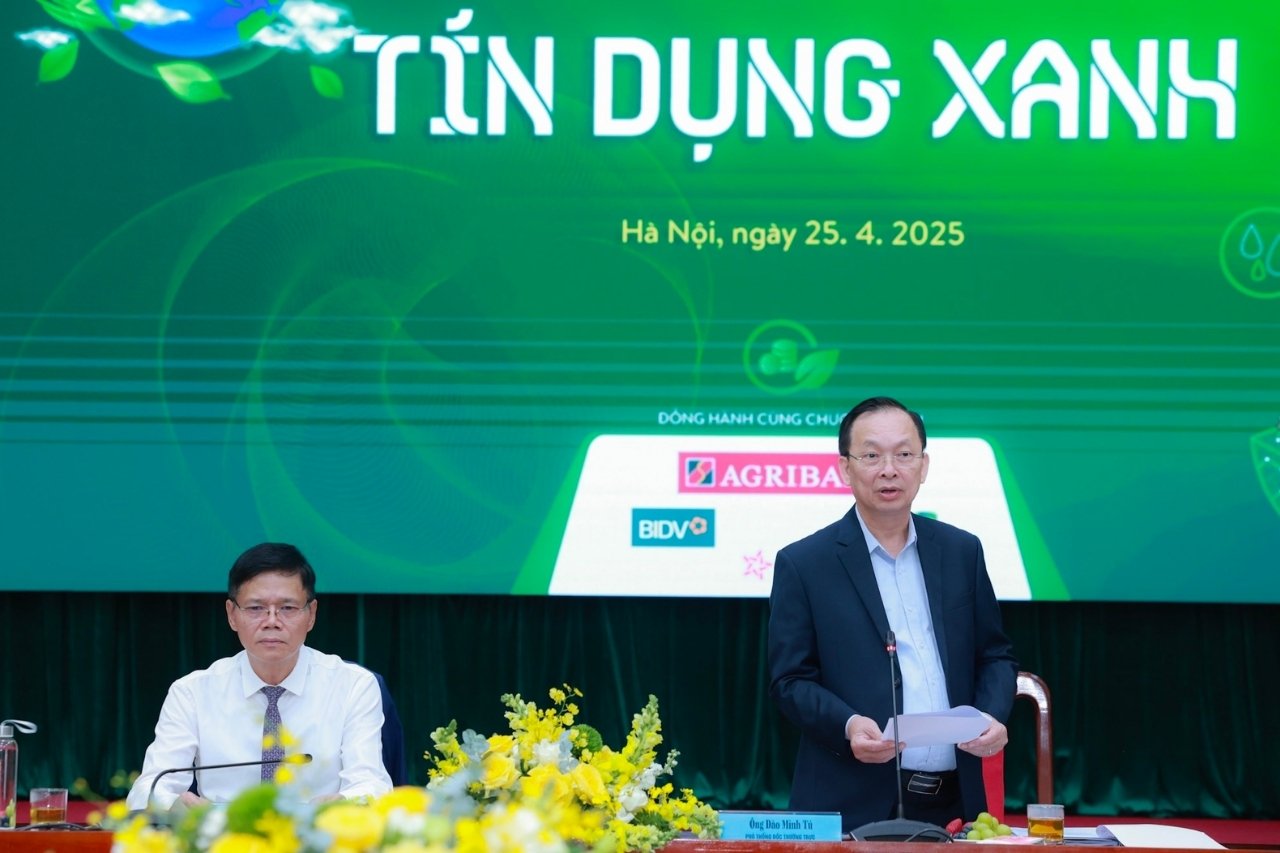 Mr. Dao Minh Tu - Permanent Deputy Governor of the State Bank of Vietnam - delivered the opening speech at the Workshop. Photo: Hai Nguyen