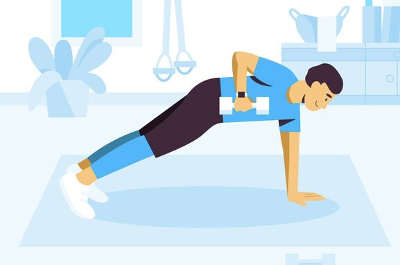 Cinco ejercicios de estiramiento de la protesis. Diseñado por Thuy Duong