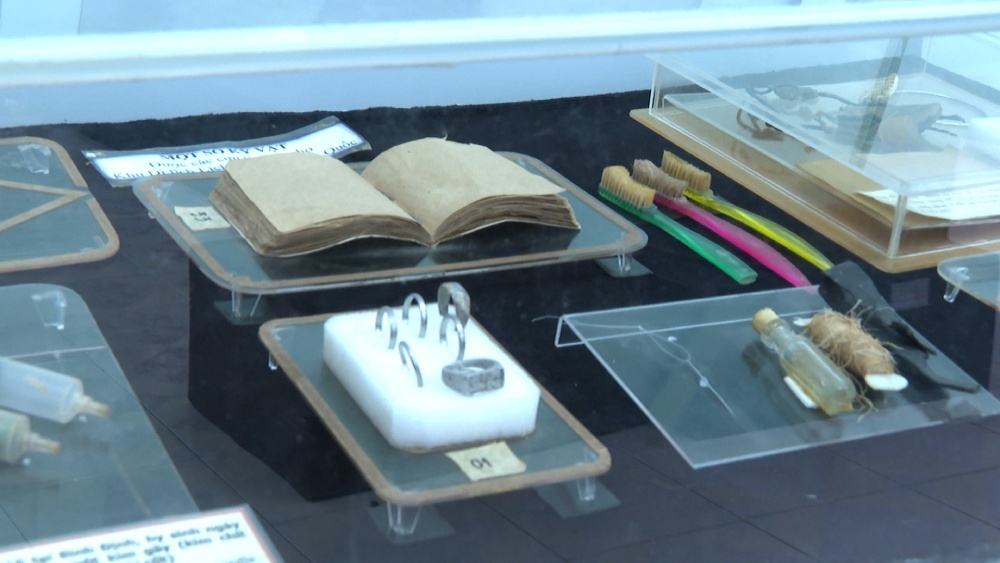 The artifact is on display at Phu Quoc Prison. Photo: Xuan Nhi