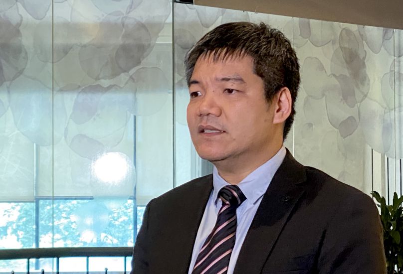 Mr. Nguyen Ba Hung, chief economist in Vietnam, Asian Development Bank (ADB) on green credit development in Vietnam. Photo: Tuyet Lan