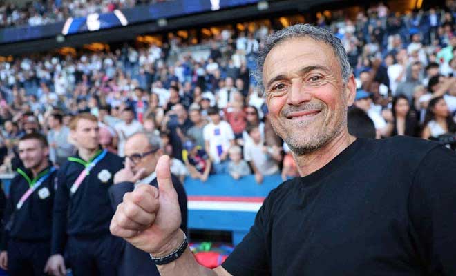 Luis Enrique has always appreciated his players at PSG. Photo: AFP