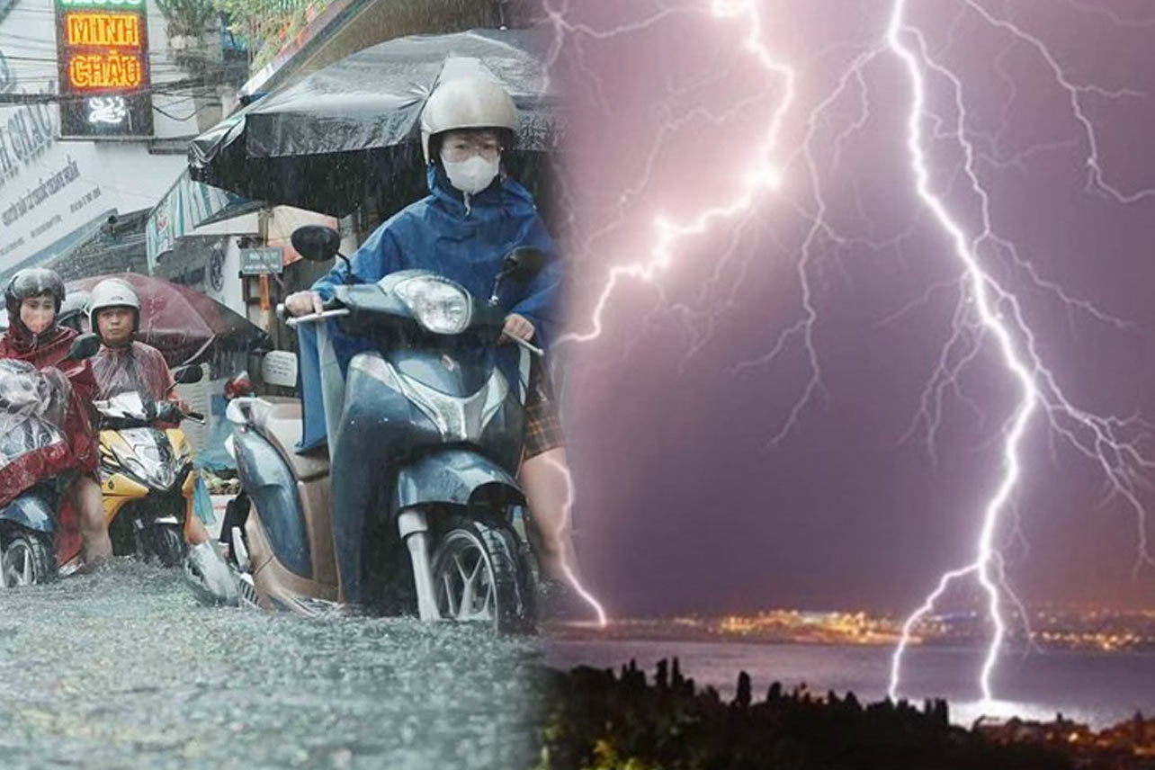 Se preve lluvia continua en el norte durante el dia y la noche del 25 de abril, con precaucion de tormentas, tornados, rayos, granizo. Imagen de la nave