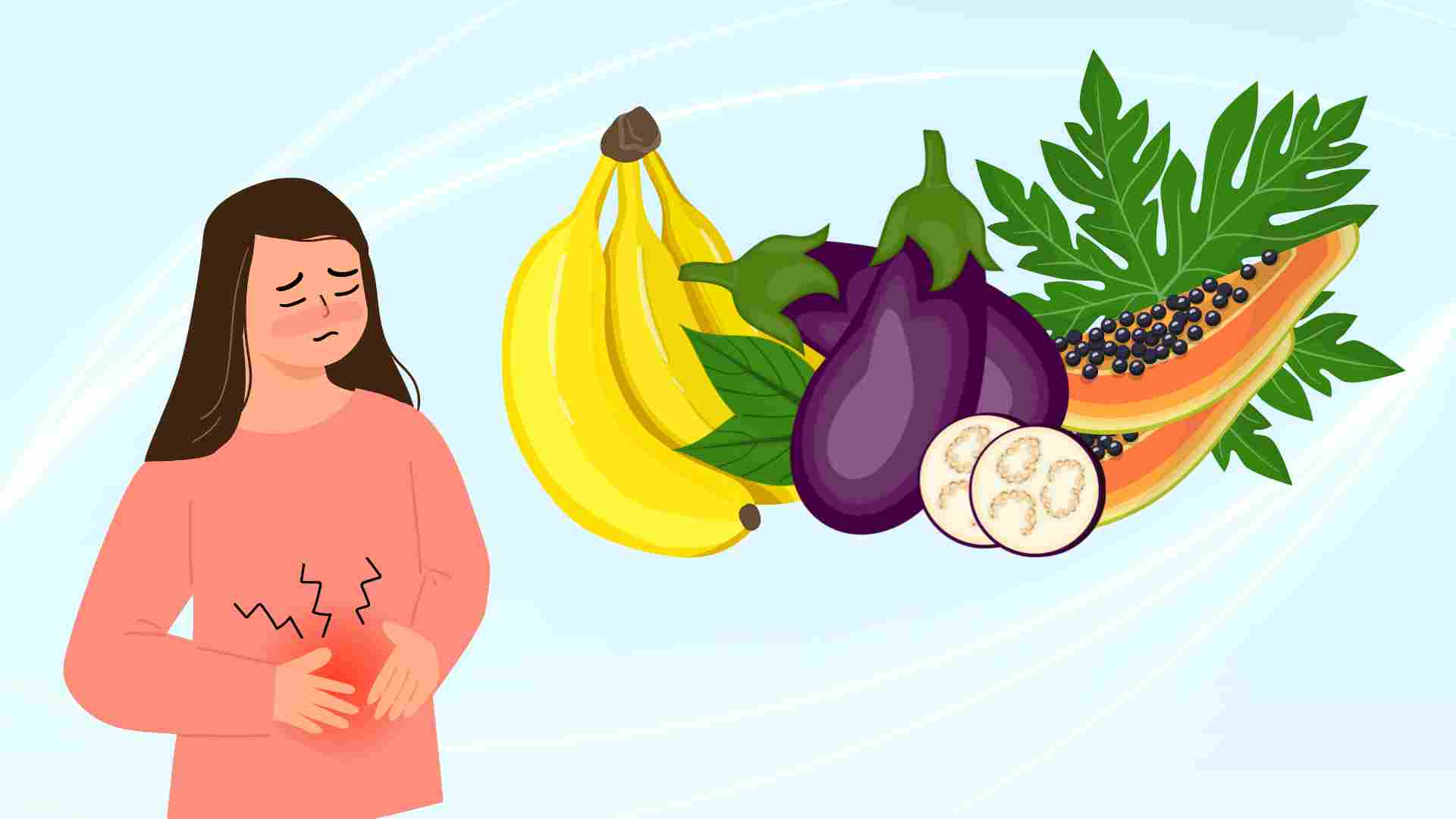 Si tienes dolor de estomago, debes comer estas frutas