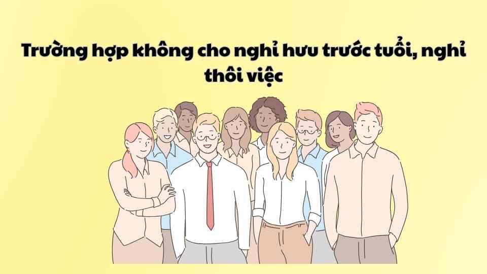 In case of not allowing early retirement, resignation from work for cadres after the merger