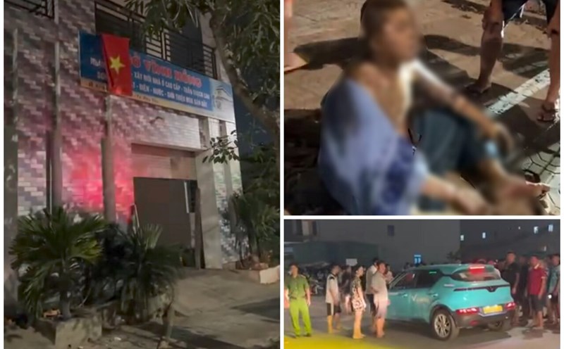 The fire and explosion that occurred on the night of April 23 in Ha Loc commune, Phu Tho town killed a victim in Quang Yen commune, Thanh Ba district. Photo cut from a clip on social media.