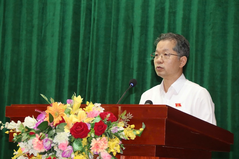 Mr. Nguyen Van Quang, Secretary of the Da Nang City Party Committee. Photo: Nguyen Linh