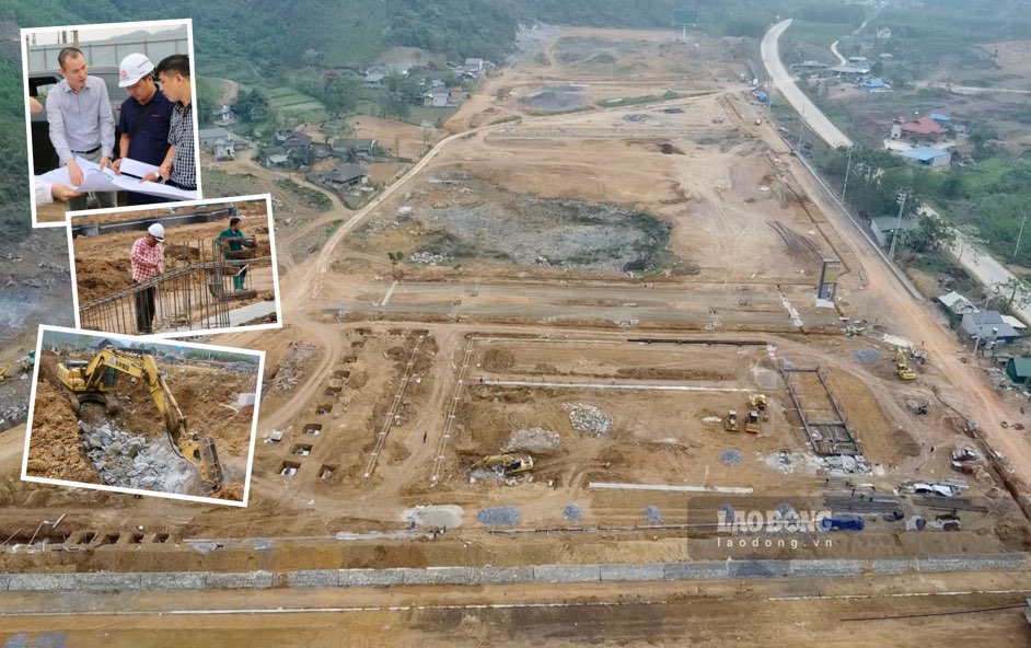 La primera fase de infraestructura del Complejo Industrial de Quangzhou (Nuevo Mercado, Norte) esta prevista para ser terminada en mayo de 2025, lo que ayudara a atraer inversiones y crear empleos. Imagen de Nguyen Hoan.