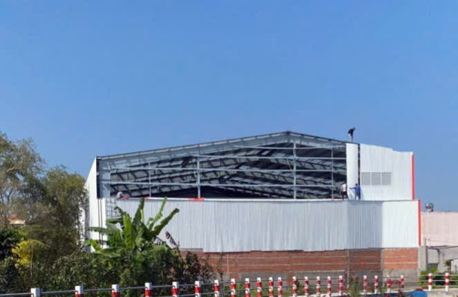 The illegal pickleball sports house project was fined. Photo: Hoang Ho