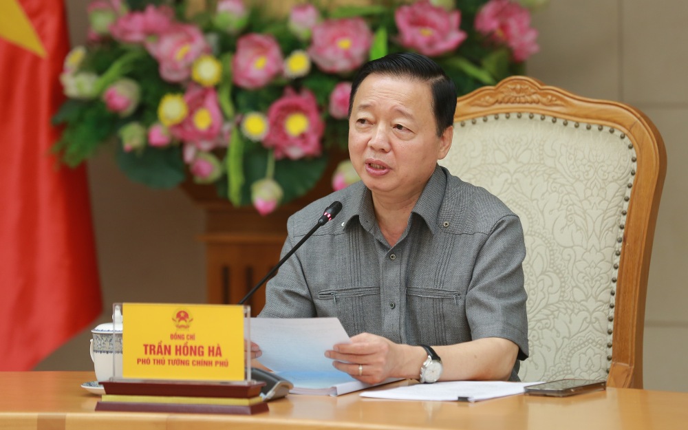 Member of the Party Central Committee, Deputy Prime Minister Tran Hong Ha chaired the meeting. Photo: VGP