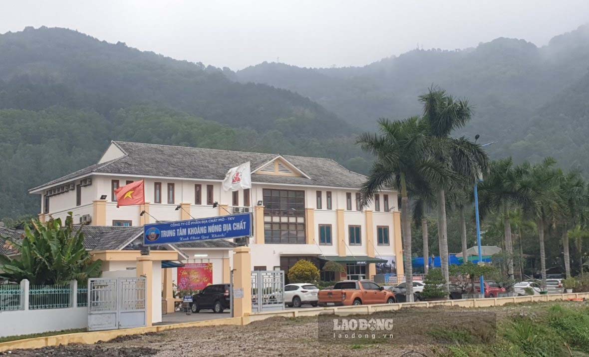 Trung tâm nước khoáng nóng của TKV tại TP Cẩm Phả. Ảnh: Nguyễn Hùng