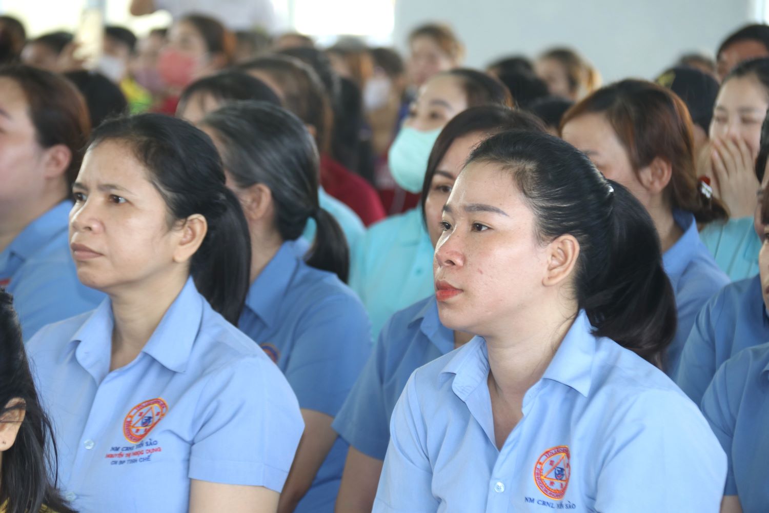 Dong dao CNLD tham gia le phat dong Thang hanh dong ve ATVSLD - Thang Cong nhan nam 2025. Anh: Phuong Linh