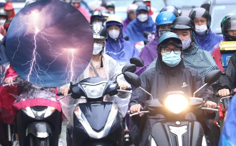 The North is forecast to welcome sudden thunderstorms during the changing seasons. Photo: Vu Linh