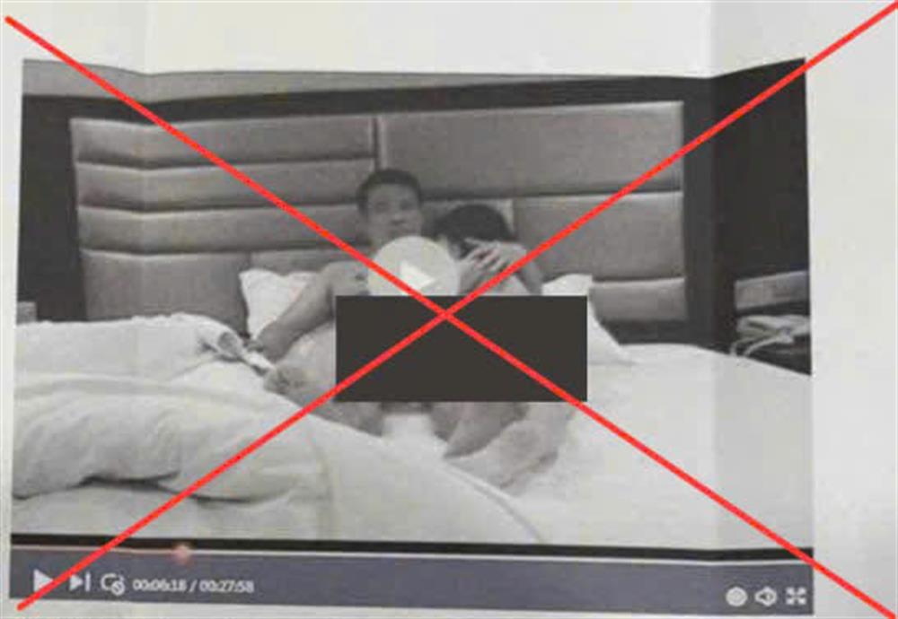 Hình ảnh bị những kẻ lừa đảo cắt ghép rồi gửi, tống tiền các nạn nhân. Ảnh: Bộ Công an