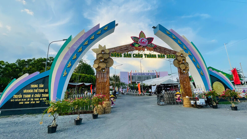 Chau Thanh District, Dong Thap Province opens Agricultural Products Festival Photo: Chau Thanh District Health Center