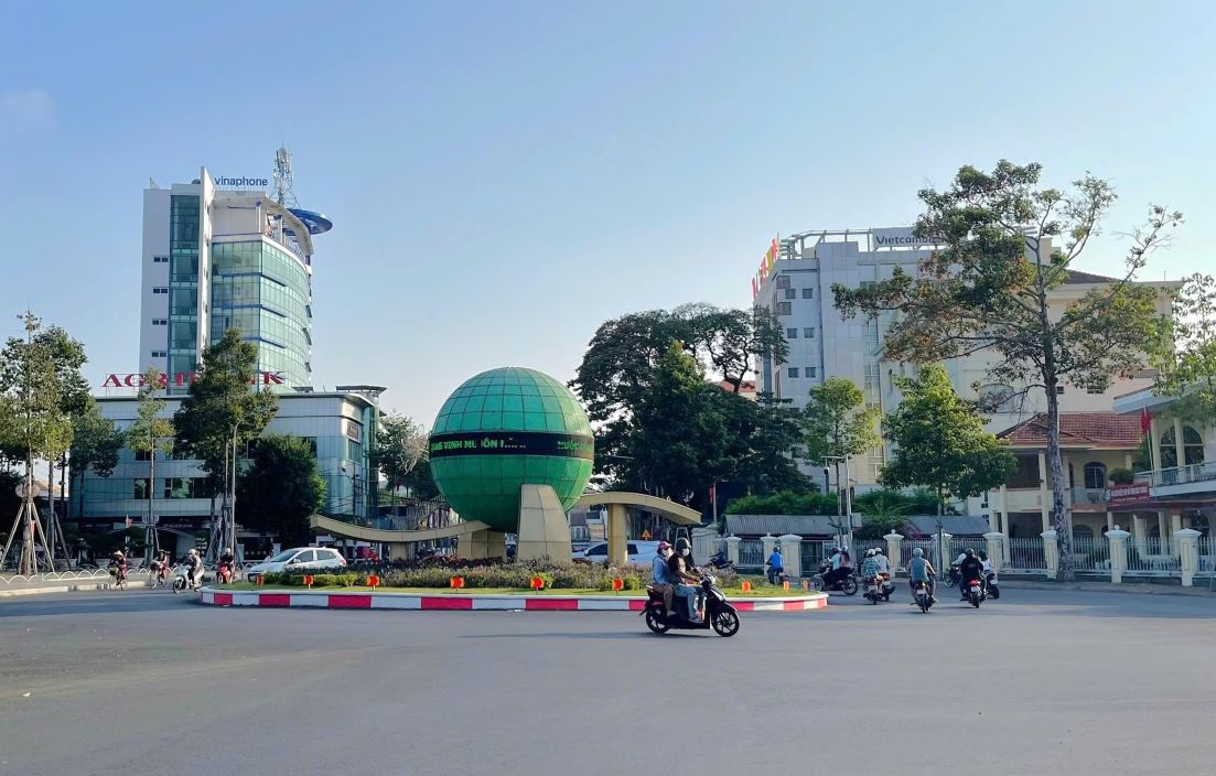 After the arrangement, the commune-level administrative unit of Soc Trang province will have 43 units. Photo: Phuong Anh