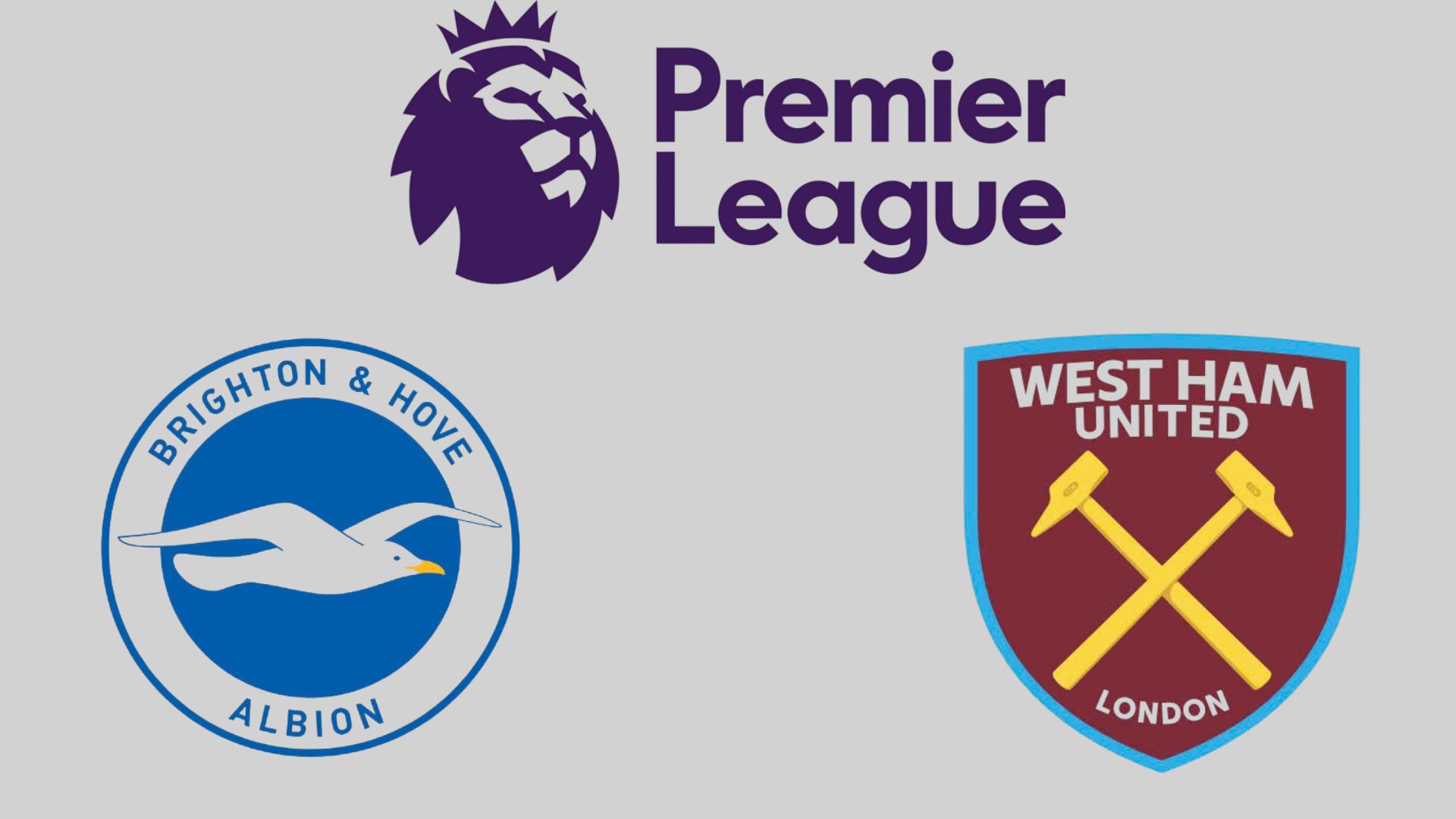 Brighton se enfrenta a West Ham en la Premier League. Diseñado por Wan An