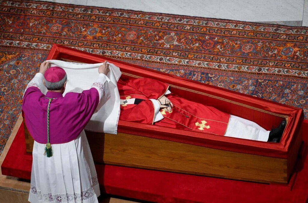 El sepulcro del papa Francisco el 25 de abril. Foto: Division de Medios del Vaticano
