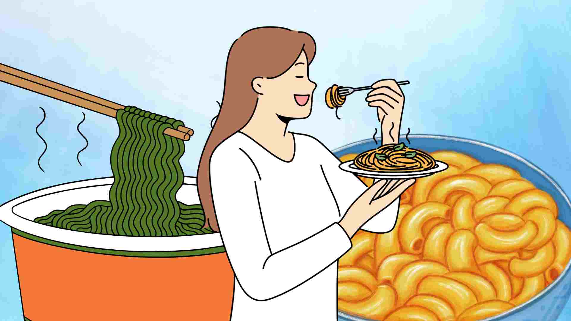 High blood sugar can eat this type of noodles