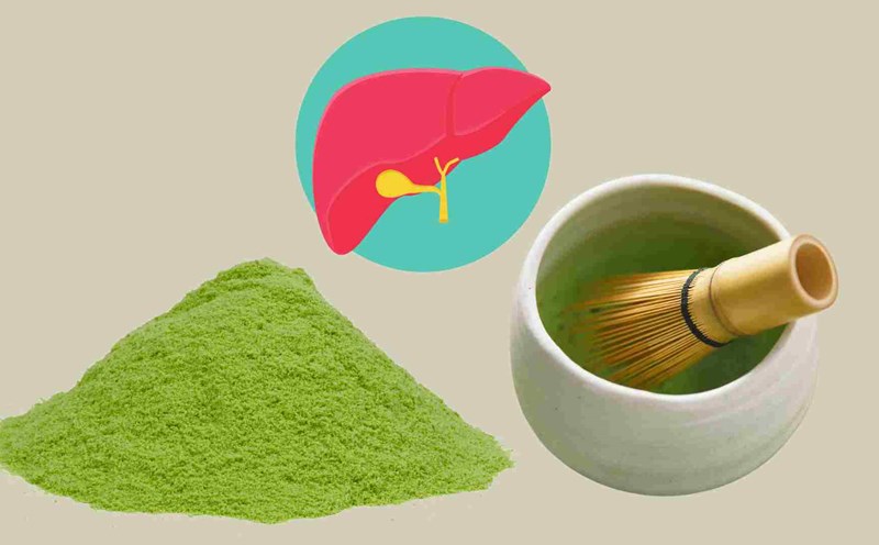 Matcha is good for improving liver function. Graphics: Ha May