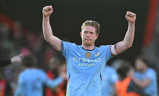 De Bruyne ha hablado de su deseo de quedarse en la Premier. Imagen de AFP