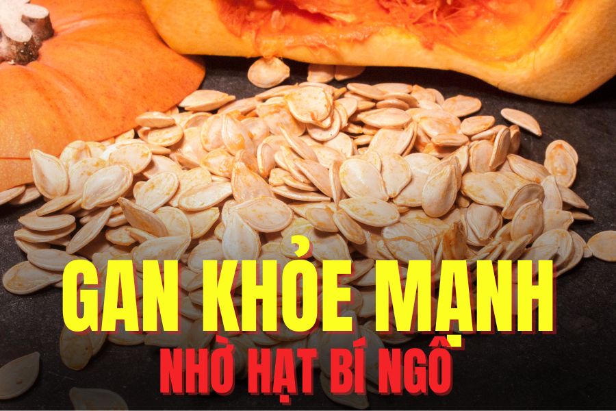 Pumpkin seeds can help improve liver function. Graphics: Tra My