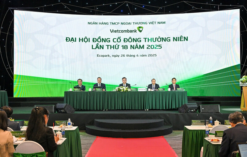The 2025 General Meeting of Shareholders of Vietcombank approved the plan to issue more than 543 million individual shares. Photo: Vietcombank