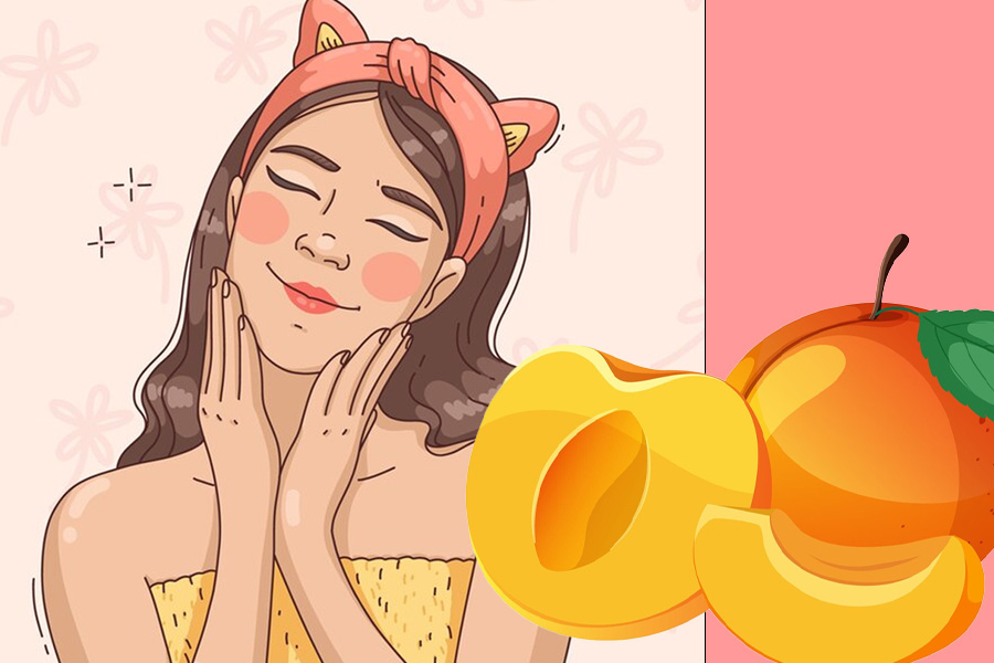 Benefits of peaches for youthful skin every day. Graphics: Thien Nhan