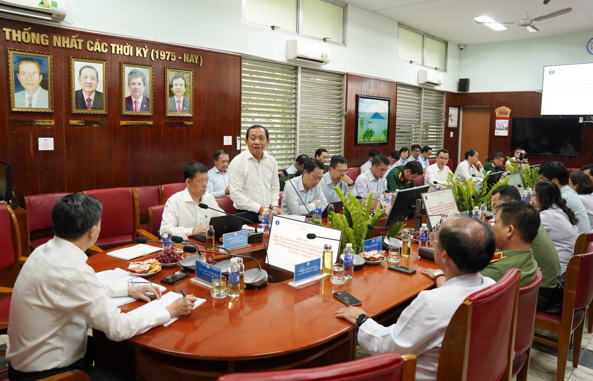 On April 26, the Ministry of Health inspected hospitals in the city on the issue of ensuring health care during the April 30 holiday. Photo: Provided by Thong Nhat Hospital