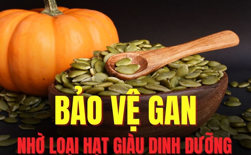 Adding pumpkin seeds to your diet appropriately supports a healthier liver. Graphics: Tra My