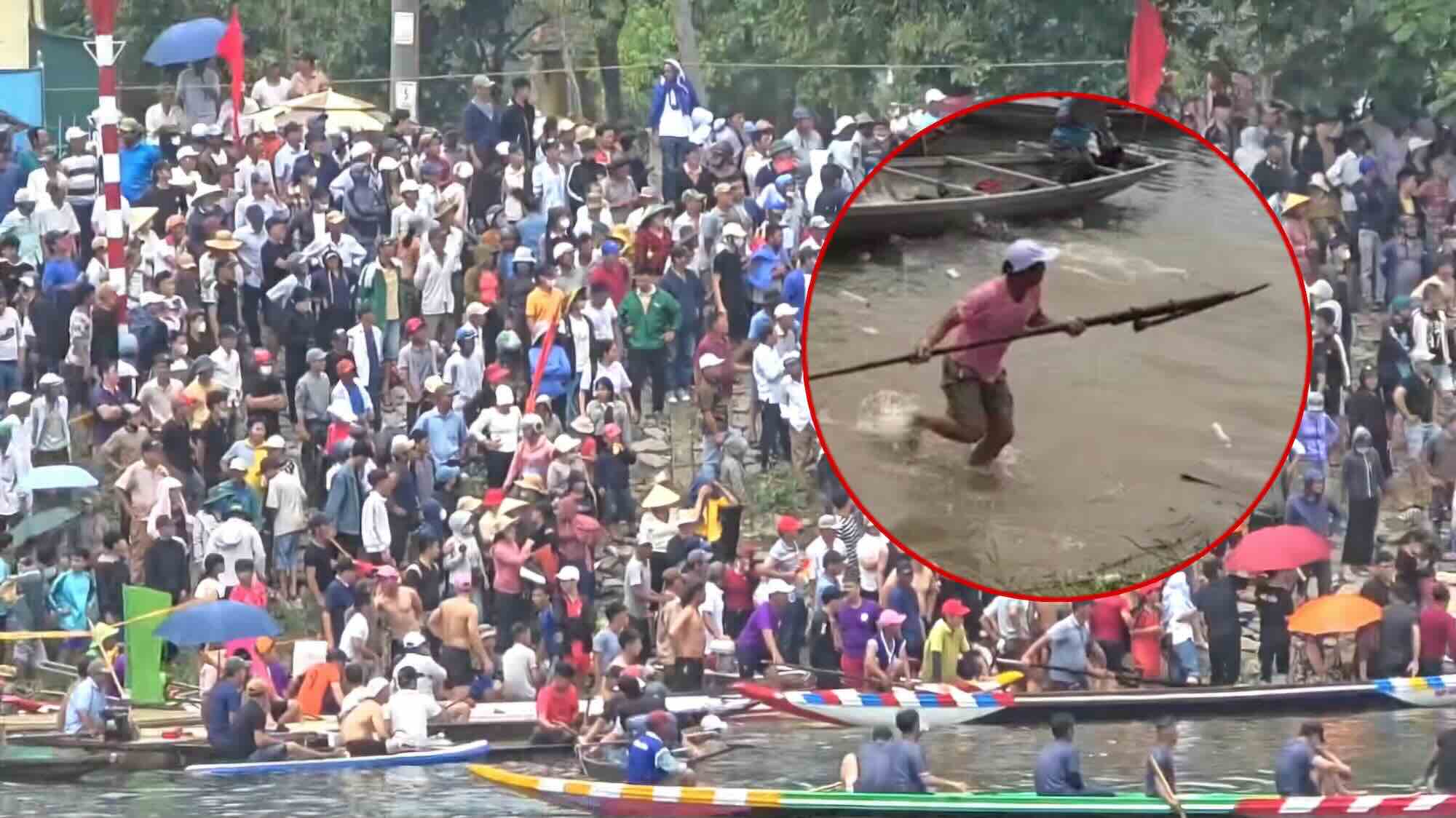 Muchos se pelearon en un torneo de patinaje en Hue.