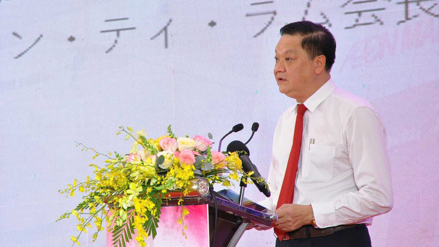 Pho Chu tich Thuong truc UBND TP Can Tho - Duong Tan Hien - phat bieu. Anh: My Ly