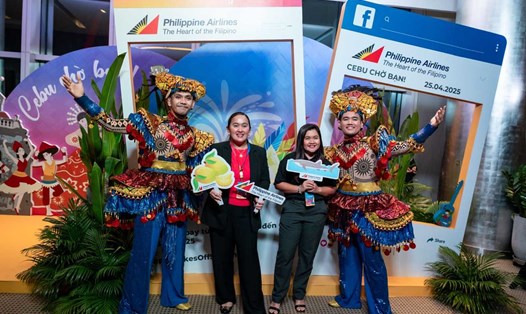 Hãng bay Philippines giới thiệu chuyến bay thẳng TPHCM - Cebu. Ảnh: Ban tổ chức chương trình.
