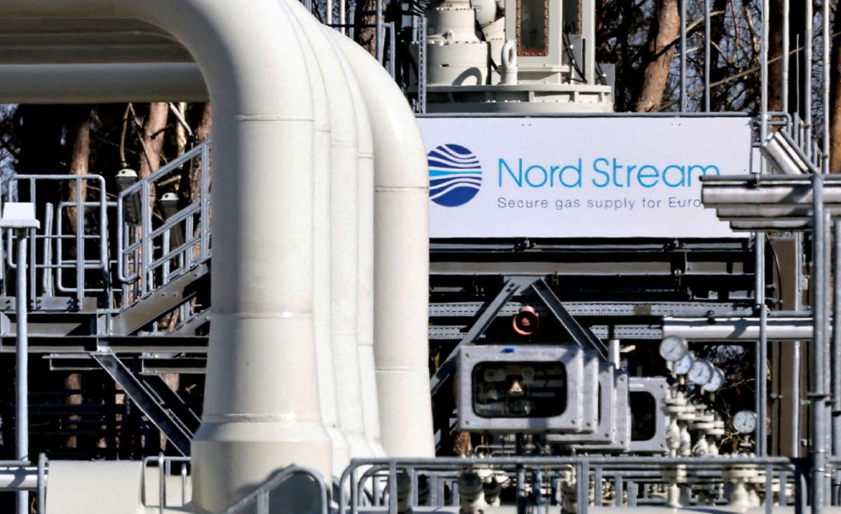 The Nord Stream pipeline carrying Russian gas to Europe has a capacity of 55 billion cubic meters/year. Photo: Xinhua