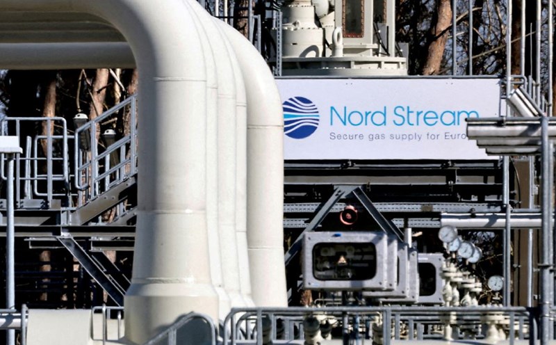 The Nord Stream pipeline carrying Russian gas to Europe has a capacity of 55 billion cubic meters/year. Photo: Xinhua