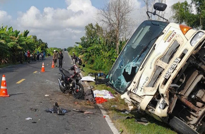 Es el lugar donde un camion de basura choco con dos motocicletas y dejo cuatro muertos. Imagen de la pagina web de la Universidad de Hong Kong