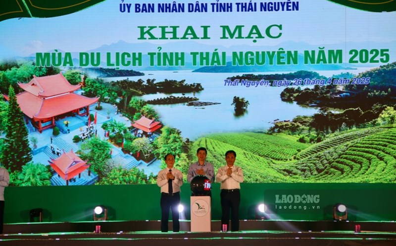 Opening of the 2025 Tourism Season in Pho Yen City, Thai Nguyen. Photo: Nguyen Hoan.